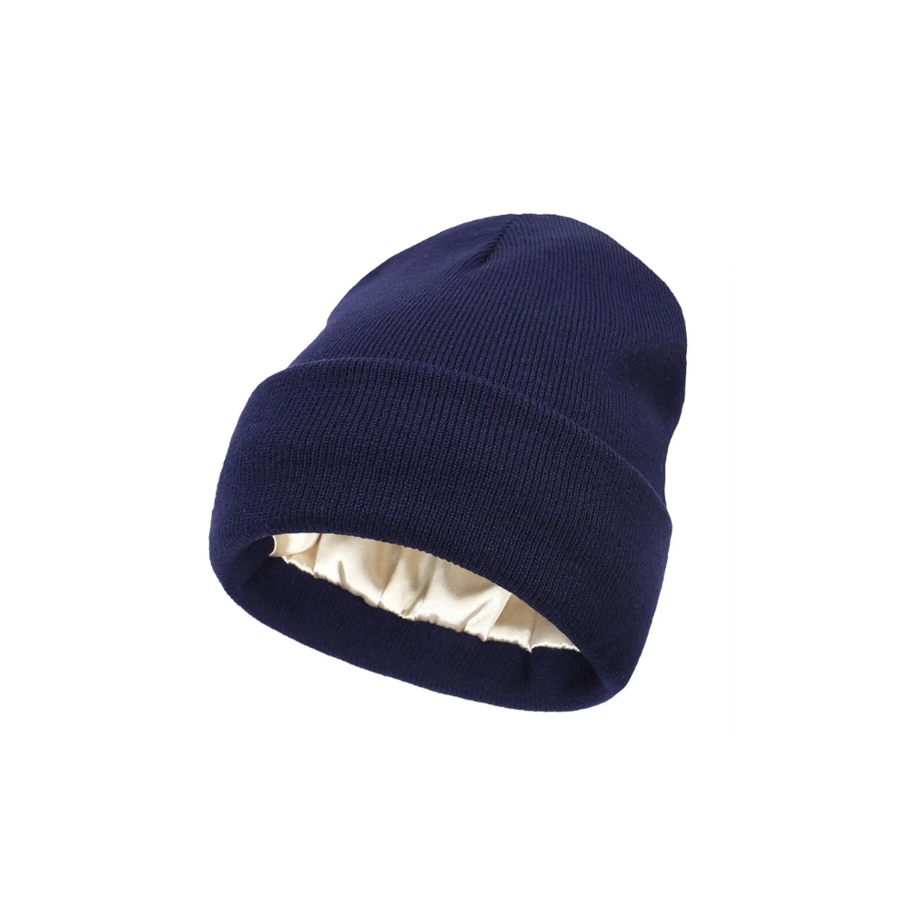 Satin-Lined Beanie