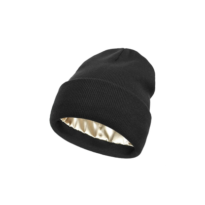 Satin-Lined Beanie