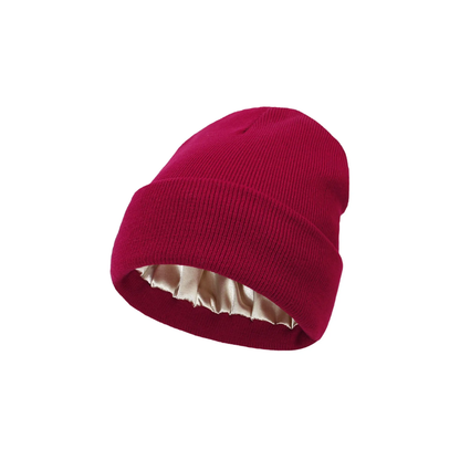 Satin-Lined Beanie